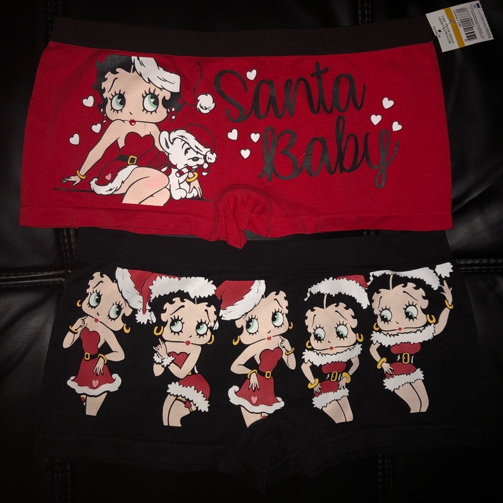Christmas boyshort panties